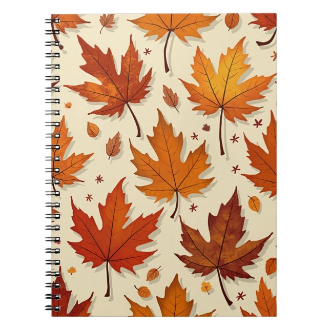 Cuaderno Otoño deja portátiles (Frente)