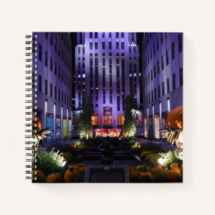 Cuaderno Otoño en Channel Gardens Rockefeller Center NYC