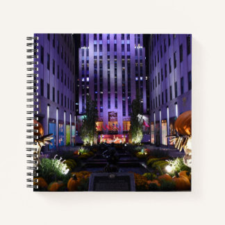 Cuaderno Otoño en Channel Gardens Rockefeller Center NYC