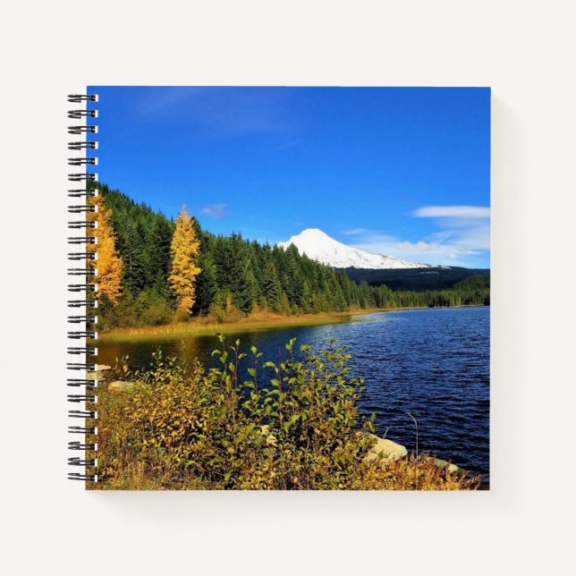 Cuaderno Otoño en Trillium Lake, OR (Anverso)