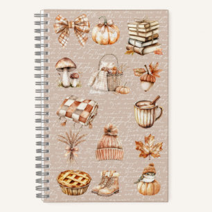 Cuaderno Otoño favorito de acuarela