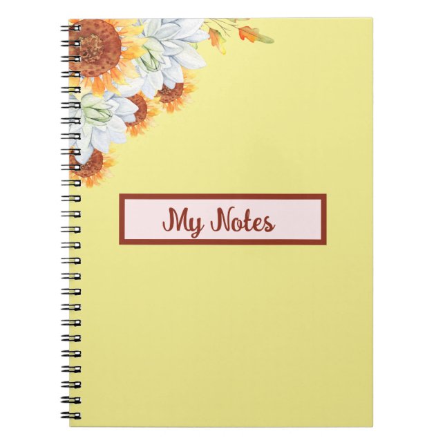 Cuaderno Otoño Floral Inspira Escuela (Frente)