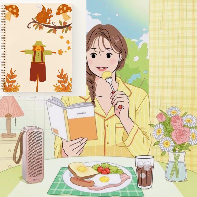 Cuaderno Otoño lindo 🤎 🍪 (Subido por el creador)