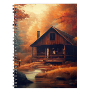 Cuaderno Otoño/otoño/Halloween/pintura rústica