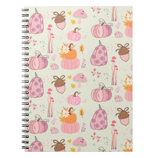 Cuaderno Otoño Rosa (Frente)