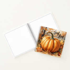 Cuaderno Otoño Temporada de Otoño Taller de Calabaza