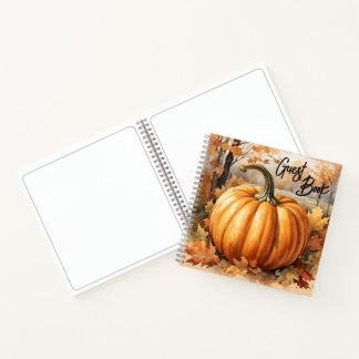 Cuaderno Otoño Temporada de Otoño Taller de Calabaza