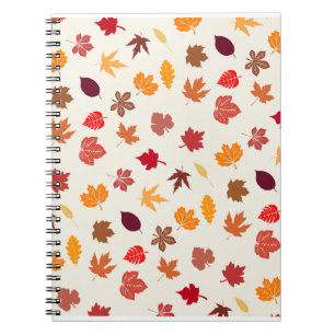 Cuaderno Otoño Vibes Fall Leaves