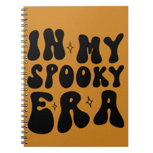 Cuaderno Otoño Vintage En Mi Era Espeluznante Retro Hallowe