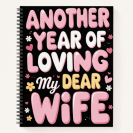 Cuaderno Otro año de amarte - romántico