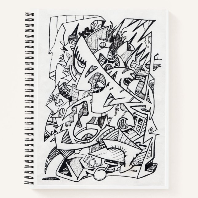 Cuaderno Otros planos de aquí, dibujo de tinta (Anverso)