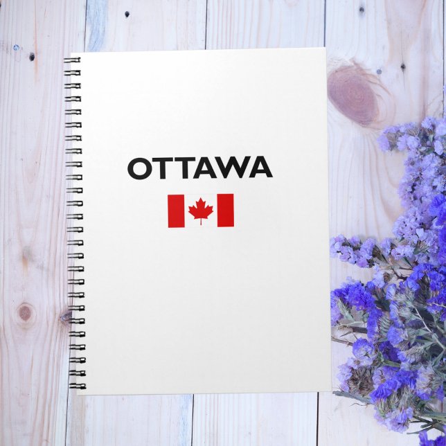 Cuaderno Ottawa Canada Canadian Flag Light-Color (Subido por el creador)