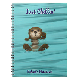 Cuaderno Otter, Just Chillin's Spiral Photo Notebook