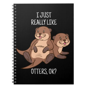 Cuaderno Otter Lover Mujeres Mar Otter Regalo para Hombres