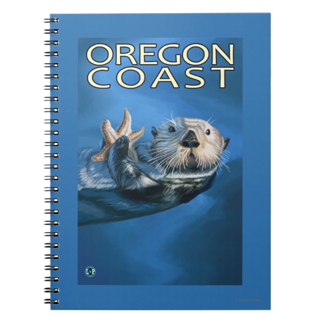 Cuaderno Otter Oregon Coast Sea Otter (Frente)