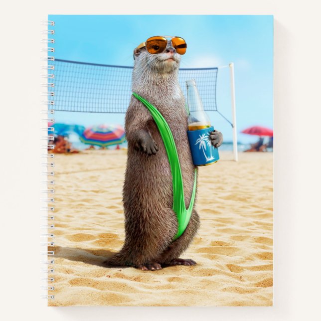 Cuaderno Otter Wearing Mankini (Anverso)