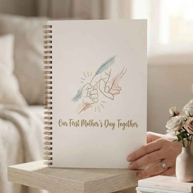 Cuaderno Our First Mother's Day Together Notebook - Minimal (Subido por el creador)