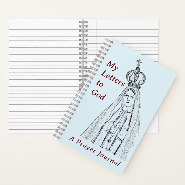 Cuaderno Our Lady of Fatima Prayer Journal Spiral Notebook (Subido por el creador)