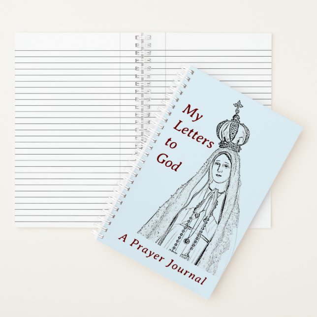 Cuaderno Our Lady of Fatima Prayer Journal Spiral Notebook (Interior)