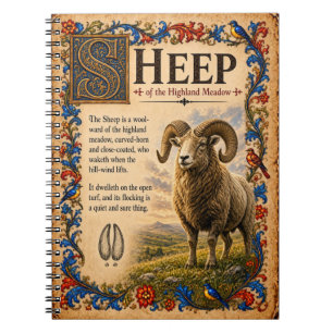 Cuaderno Oveja, Arte de Bestiario Medieval