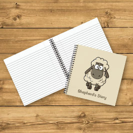 Cuaderno Oveja Cartoon Beige