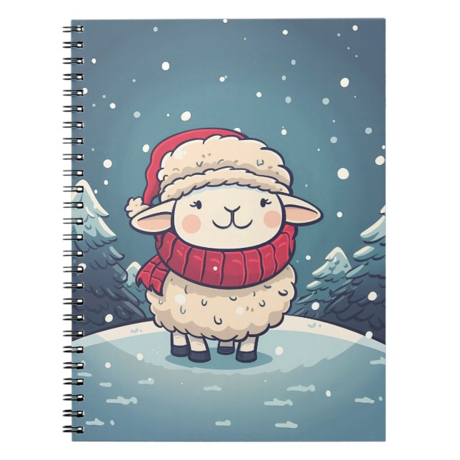 Cuaderno Oveja de Navidades curados (Frente)