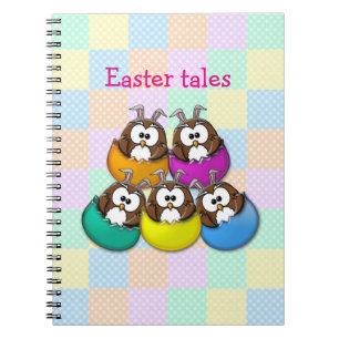 Cuaderno Oveja de Pascua - arcoiris