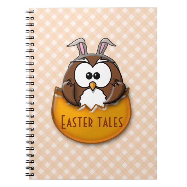 Cuaderno Oveja de Pascua - naranja (Frente)