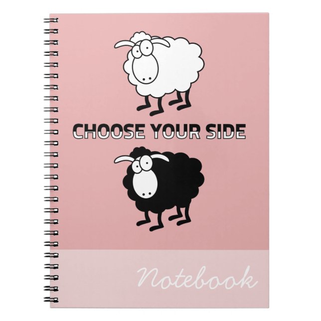 Cuaderno Ovejas blancas y negras (Frente)