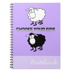 Cuaderno Ovejas negras y blancas