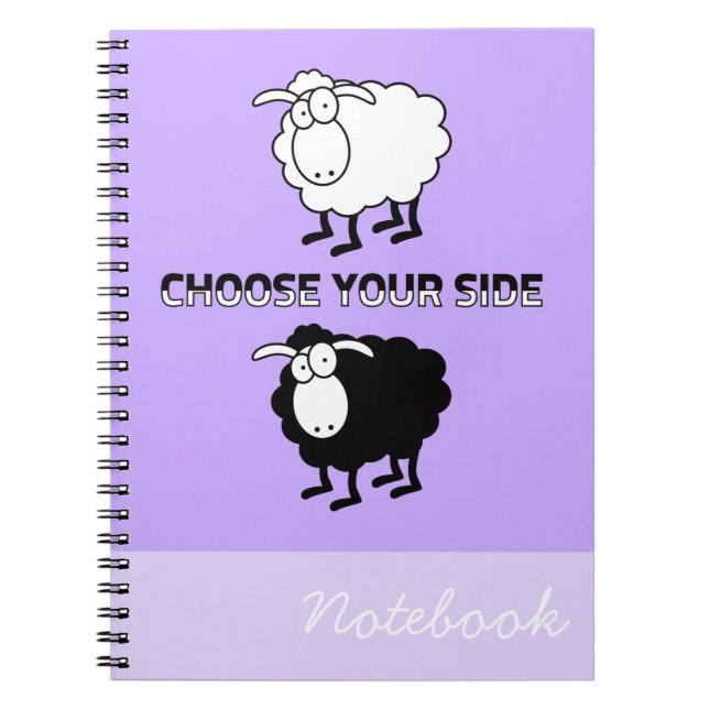 Cuaderno Ovejas negras y blancas (Frente)