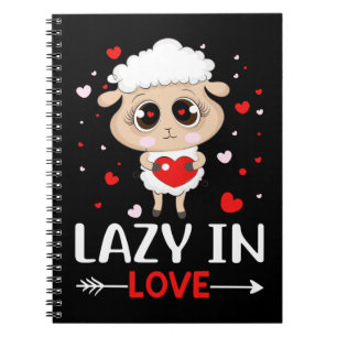 Cuaderno Ovejas Perezosas Enamoradas para Solteros en San V