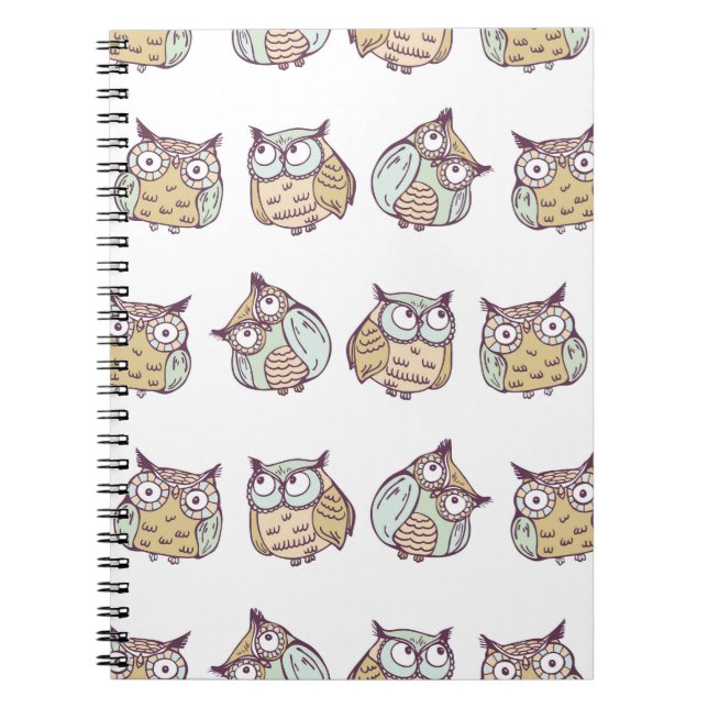 Cuaderno Ovejas ricas: vintage sin costuras. (Frente)