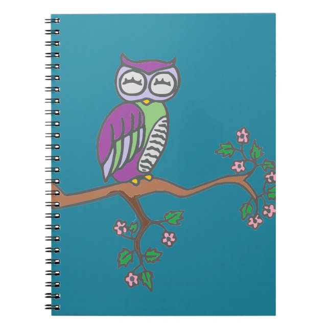 Cuaderno Owl Art Night Blue (Frente)