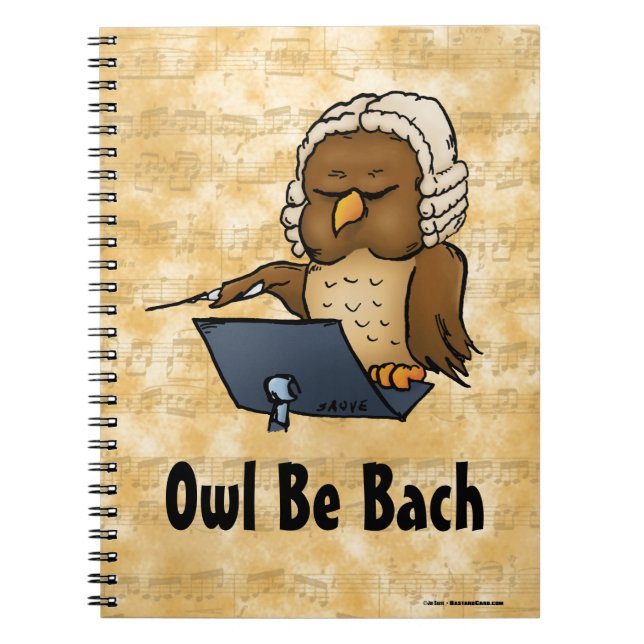 Cuaderno Owl Be Bach (Frente)