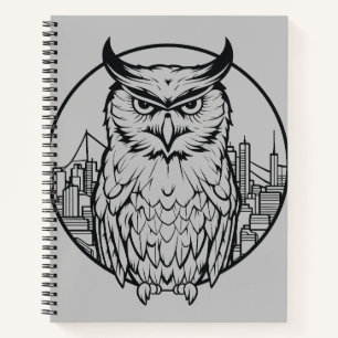 Cuaderno Owl Bird Animal Freedom World Wildlife Wonder Art