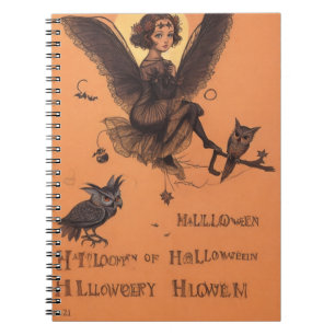 Cuaderno Owl Hauntings Spooky Halloween Notebook