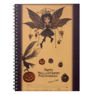 Cuaderno Owl Hauntings Spooky Halloween Notebook