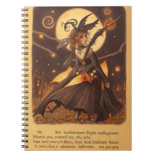 Cuaderno Owl Hauntings Spooky Halloween Notebook