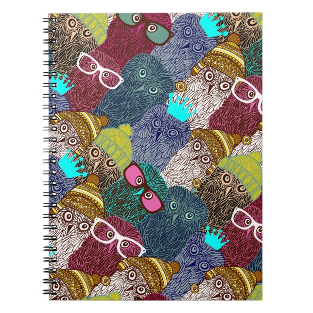 Cuaderno Owl in crown (Frente)