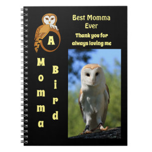 Cuaderno Owl Mejor Momma Personalizado Foto Nombre