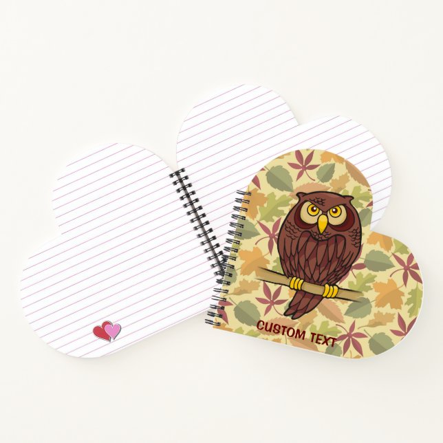 Cuaderno Owl Personalizado (Interior)