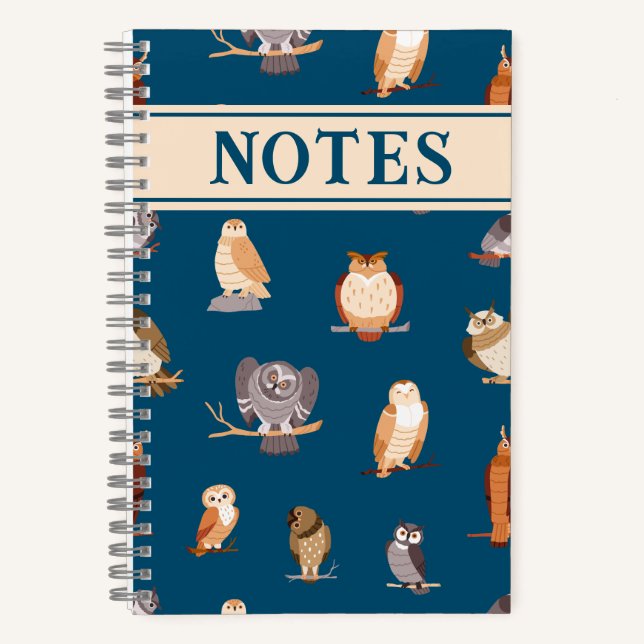 Cuaderno Owls Cute (Anverso)