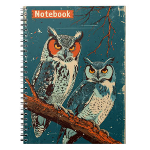 Cuaderno Owls Vintage