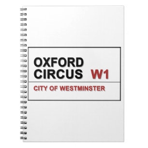 Cuaderno Oxford Circus Lodon England