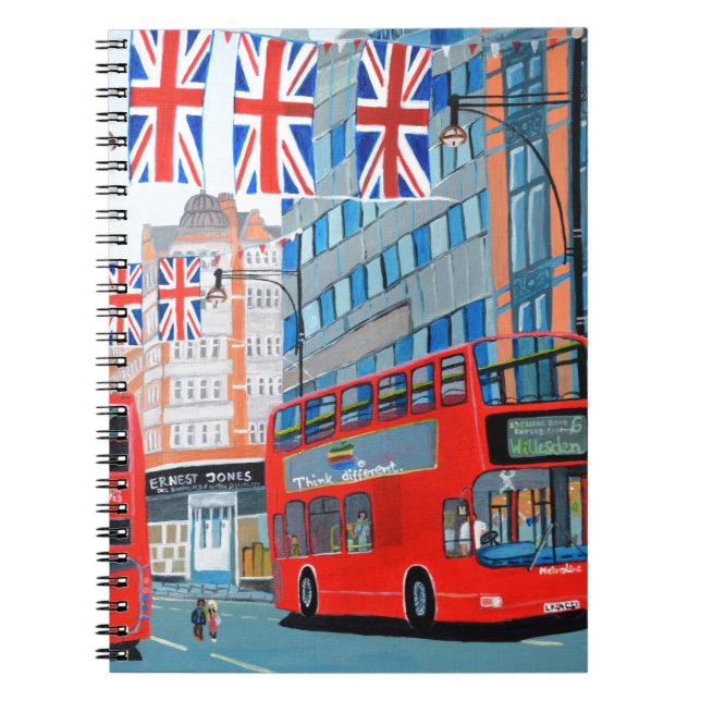 Cuaderno Oxford Street - Jubileo del Diamante de la Reina (Frente)