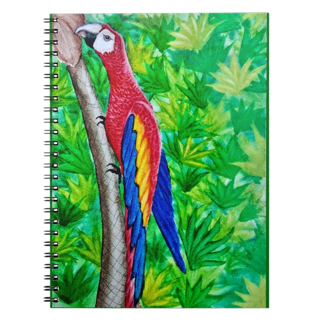 Cuaderno ¡Oye, hay una maceta escarlata en ese árbol! (Frente)