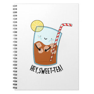 Cuaderno Oye Swee-Tea divertido juego de palabras sobre té
