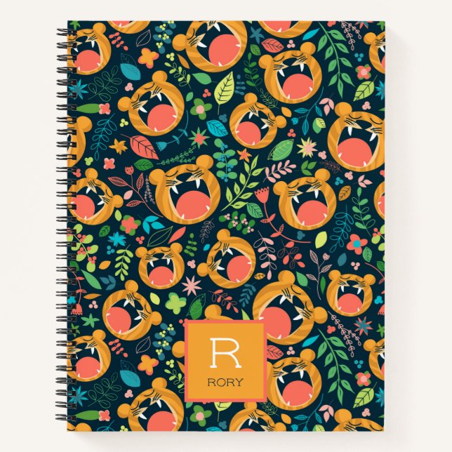 Cuaderno Óyeme Rugir Tigre Selva Personalizado (Anverso)