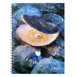 Cuaderno OYSTER Pearl of Great Value Personalizado Christia